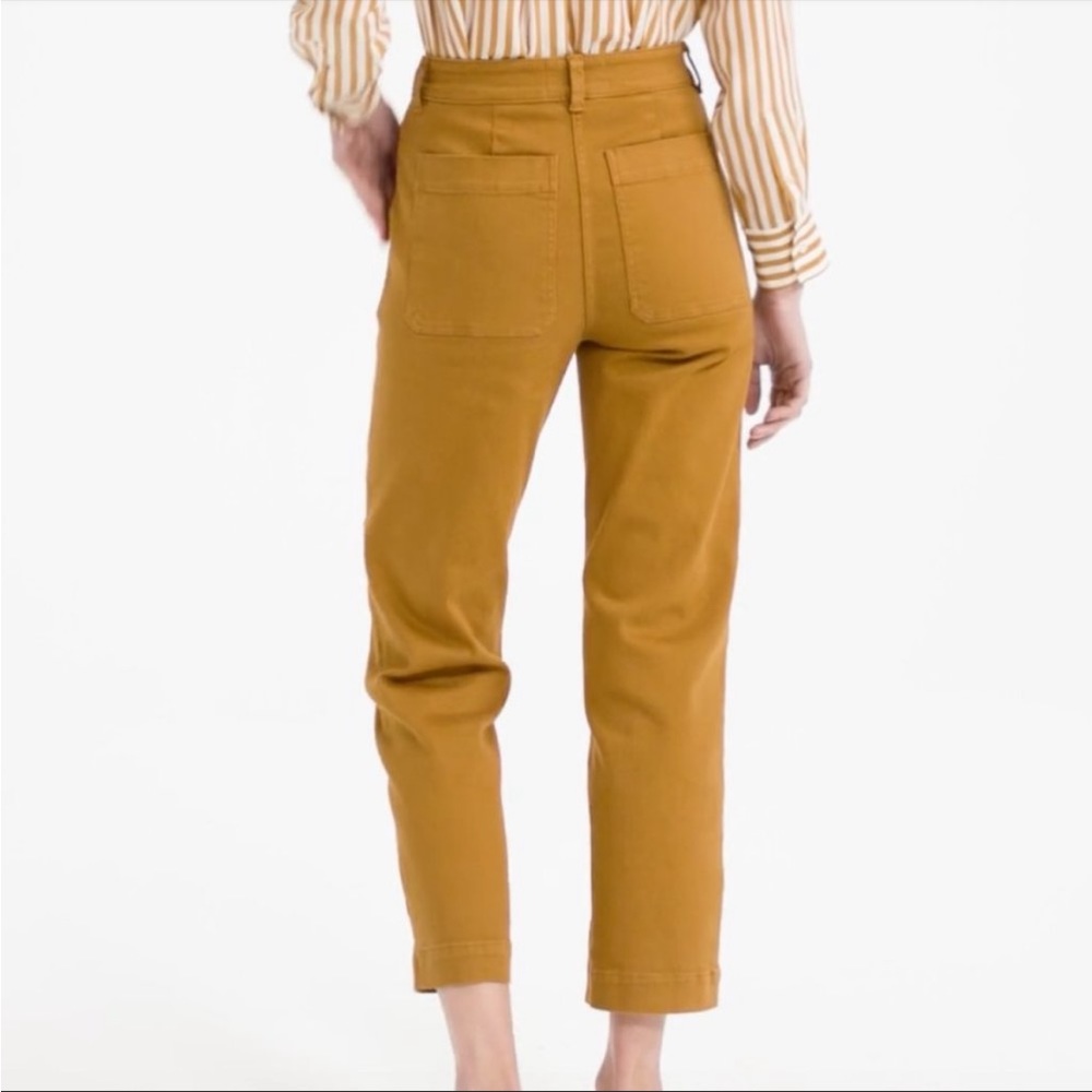 Tapenade (Brown) Everlane Straight Leg Cropped Pants Size 6